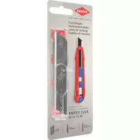 Geležtės 18mm peiliui CutiX 90 10 165 BK (10 vnt.) 90 10 165 E02 Knipex