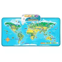 VTech interaktyvus pasaulio žemėlapis, 6-14 m., garsinis, reikalingos AA baterijos, įvairiaspalvis