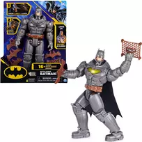 DC Comics veiksmo figūrėlė „Battle Strike Batman“ 12 colių, 5 aksesuarai, 20+ garsų, kolekcinis žaislas vaikams nuo 3 metų