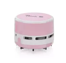 Nešiojamas rankinis dulkių siurblys Peach PA105 rožinis, baltas, be maišelio