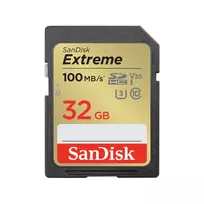 WESTERN DIGITAL Extreme 32GB SDHC atminties kortelė iki 100MB/s UHS-I Class 10 U3 V30