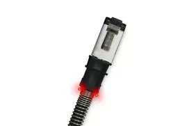 PatchSee PCI6-F/8 Cat6a F/UTP patch kabelis 2,4 m, juodas