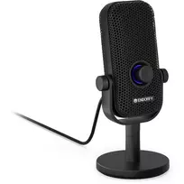 ENDORFY Solum Voice S kardioidinis USB-C kompiuterinis mikrofonas su 3,5 mm ausinių lizdu, juodas