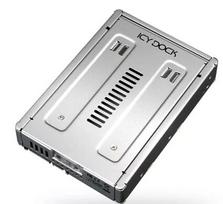 Icy Dock MB982SP-1S 2,5 / 3,5 colio SATA SSD / HDD adapteris, sidabrinės spalvos