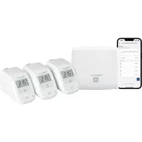 „Smart Home“ šildymo pradžios rinkinys HomeMatic HmIP-HAP su 3 radiatoriniais termostatais