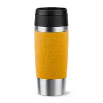 EMSA Travel Mug Classic 360 ml geltonas nerūdijančio plieno kelioninis puodelis
