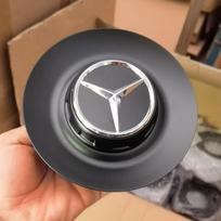 Automobilio lipdukas A0004001100 145mm/68mm Aliuminio automobilio emblema Ratlankio centrinės dalies dangteliai Atskiras Mercedes-Benz C190 AMG GT/GT