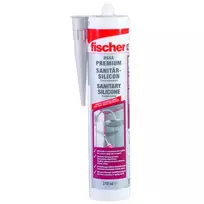 fischer DSSA W 310ml sanitarinis silikonas, baltas sandarinimo mastika