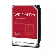 WESTERN DIGITAL WD Red Pro WD221KFGX 22TB SATA 6Gb/s 3,5 colio 7200 aps./min. 512MB buferio kietasis diskas