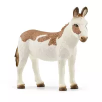 Schleich Amerikos dėmėtas asilas žaislas Brown White 13961