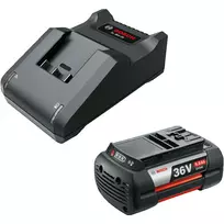 Akumuliatoriaus starterinis rinkinys Bosch GBA 36V 6.0Ah su AL 36V-20 įkrovikliu, juodas