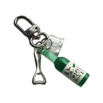 Creative Korean Inspired Soju Beer Bottle Keychain Charm For Keys And Phones Lightweight Fashion Accessory 1