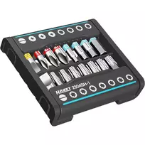 HAZET 2304SH-2 Bitų rinkinys 16 dalių – plyšiniai, vidiniai Torx, Phillips