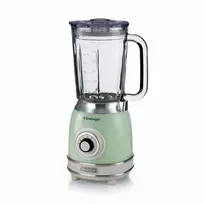 Ariete 583, maišytuvas Vintage su 1,5 litro stikline taure, 4 nerūdijančio plieno peiliais, 4 greičiai + impulsinis, 1000 W, žalias