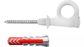 Fischer 564173 varžtų kabliukų ir kaiščių rinkinys 25 vnt. plastikiniai 8 mm