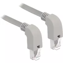DeLOCK 85877 tinklo kabelis Cat6a S/FTP 1m pilkas