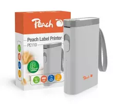 Peach PE110 etikečių spausdintuvas, tiesioginis terminis, 203 x 203 DPI, 60 mm/s, belaidis Bluetooth