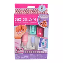 Cool Maker GO GLAM Nagų rinkinio papildymas, Vienaragio undinės dizainas, 80 nagų stiliai (pakuotė gali skirtis), vaikų amatų žaislai nuo 7 metų