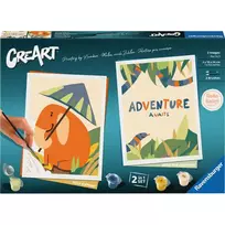 Piešimo rinkinys Ravensburger CreArt Hello Baby Safari Set – pradedančiųjų tapybos rinkinys kūdikiams ir mažiems vaikams