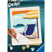 Ravensburger CreArt – Atsipalaidavimas paplūdimyje (23897) piešimo rinkinys