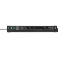 Prailginimo laidas Brennenstuhl 1951160606 3m 6 AC lizdai Vidaus Juoda