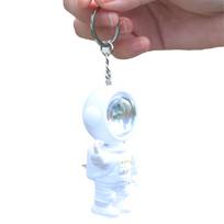 Astronaut Sunset Projector Light Keychain Women Purse Handbags Charm Keychain 1 balta