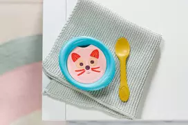 Maitinimo rinkinys lėlei BABY born – vandeniu keičiami patiekalai, nuo 3 metų