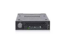 ICYDOCK ToughArmor MB833M2K-B Mobilus lentynėlis su raktu miniSAS 1xM.2 NVMe į 1x3,5 colio lizdą