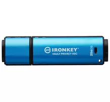 Kingston Technology IronKey 256GB USB-C Vault Privacy 50C AES-256 šifruotas, FIPS 197