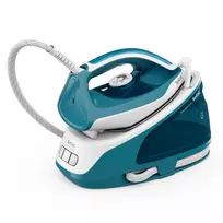 Tefal Express Easy SV6131E0 lyginimo sistema su garais, 5,8 bar, 120 g/min, 350 g/min garų papildymas, 1,7 l, automatiškai išsijungia, balta/turkio spalvos