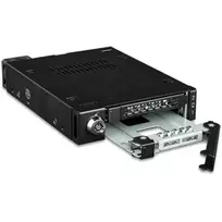 Adapterinis rėmelis dviems 6,3 cm U.2/U.3 NVMe SSD diskams į 3,5 colio lizdą „Icy Dock MB092VK-B“ (juodas)