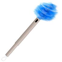 Rechargeable Electric Duster for Home Cleaning 360 Spin Feather Duster With Touch Button for Dust Removal Cleaner Accessories chaki