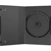 MediaRange DVD Case Single - DVD-Videobox - Kapazität: 1 CD/DVD - Schwarz (Packung mit 50) (BOX11)