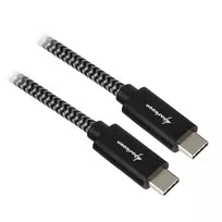 Sharkoon USB 3.2 Gen 2 laidas USB-C kištukas > juoda/pilka 1 metras - Laidas - Skaitmeniniai/duomenys