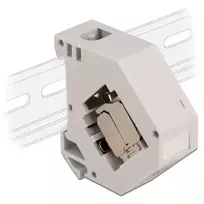 Delock modulinis adapteris – tvirtinimui ant DIN bėgio – CAT 6a – STP – pilkas – 1 jungtis (86014)