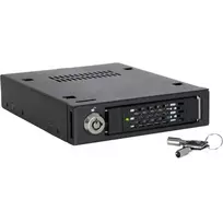 ICY DOCK išimamas kietojo disko rėmelis 8,9 cm SATA I-III, SAS - SSD HDD į 1x3,5 colio lizdą