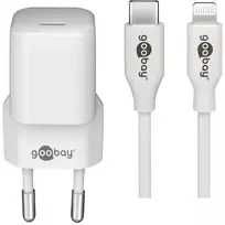 Apple Lightning / USB-C PD įkrovimo rinkinys 30 W, baltas, 1 m laidas, PD