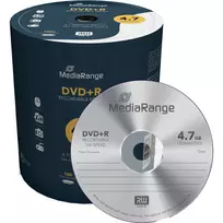 MEDIARANGE 100 vnt. DVD+R - 4,7GB (120 min.) 16x