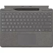 Microsoft Surface Pro Keyboard - Tastatur - mit Trackpad, Beschleunigungsmesser, Surface Slim Pen 2 Ablage- und Ladeschale - QWERTZ - Deutsch/Österrei