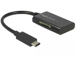 Delock USB 3.1 Gen 1 kortelių skaitytuvas USB Type-C vyriškas 4 lizdai – viskas viename
