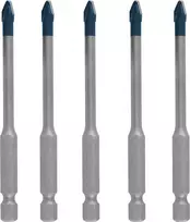 Gręžtų rinkinys Bosch EXPERT HEX-92608900598 — 5 vnt. kietai keramikai