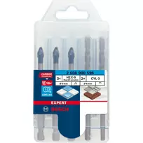 Bosch EXPERT HEX-9 HardCeramic gręžtų rinkinys 5 vnt.
