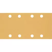 Šlifavimo lakštai Bosch 93x186 mm K80, 50 vnt., 8 skylių, medžiui ir dažams (Expert)