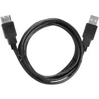 Goobay 68904 USB 2.0 prailginimo laidas, USB-A kištukas – USB-A lizdas, 3 m, juodas