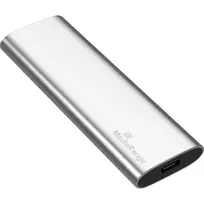 MediaRange MR1102 - SSD - 480GB - išorinis (nešiojamas) - USB 3.2 Gen 2 (USB-C jungtis) - Sidabrinis (MR1102)