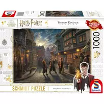 Thomas Kinkade Studios Wizarding World Harry Potter - Užkalbėjimų alėja, Dėlionė 1000 dalių