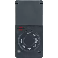 Zeitschaltuhr mit Dämmerungssensor DDT IP 44 anthrazit