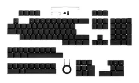 ASUS ROG PBT klavišų dangtelių rinkinys (AC03) – juodi PBT klavišai