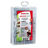 Kaiščių ir varžtų rinkinys Fischer MEISTER-BOX UX 75 vnt.