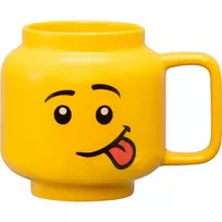 LEGO Keramiktasse Silly, groß gelb